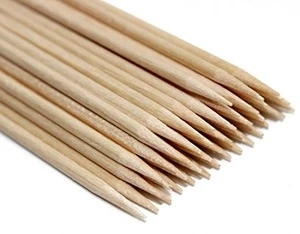 disposable round bamboo BBQ Sticks