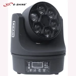 DJ lighting equipments 6*10w 6x10w 4in1 Beam Mini B eye  beam moving head light led stage laser light for disco