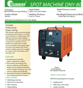 DNY-80 Spot Welding Machine manual resistance spot welder