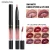 Import Do not touch cup lip gloss lip liner double - end non - fading gloss lip liner from China