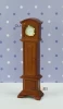 Dollhouse Miniature 1:12 Scale Walnut Quartz Clock QW60281