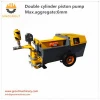 Double cylinder piston type floor screed cement mortar plaster spraying machine price