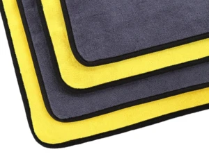 Double-side Car Wash Microfiber Clean Towel Plush Cleaning Drying Cloth Car Care Cloth Household Cleaning