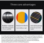 Durable And Safe Solid Rubber Handle For Truck Tire Arrestor Wheel Chock