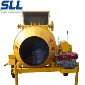 Durable used less wear parts hard body concrete pan mixer price
