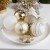 Import EAGLEGIFTS Amazon top sale 50mm 35pcs gold and white christmas ball decoration supplies from China