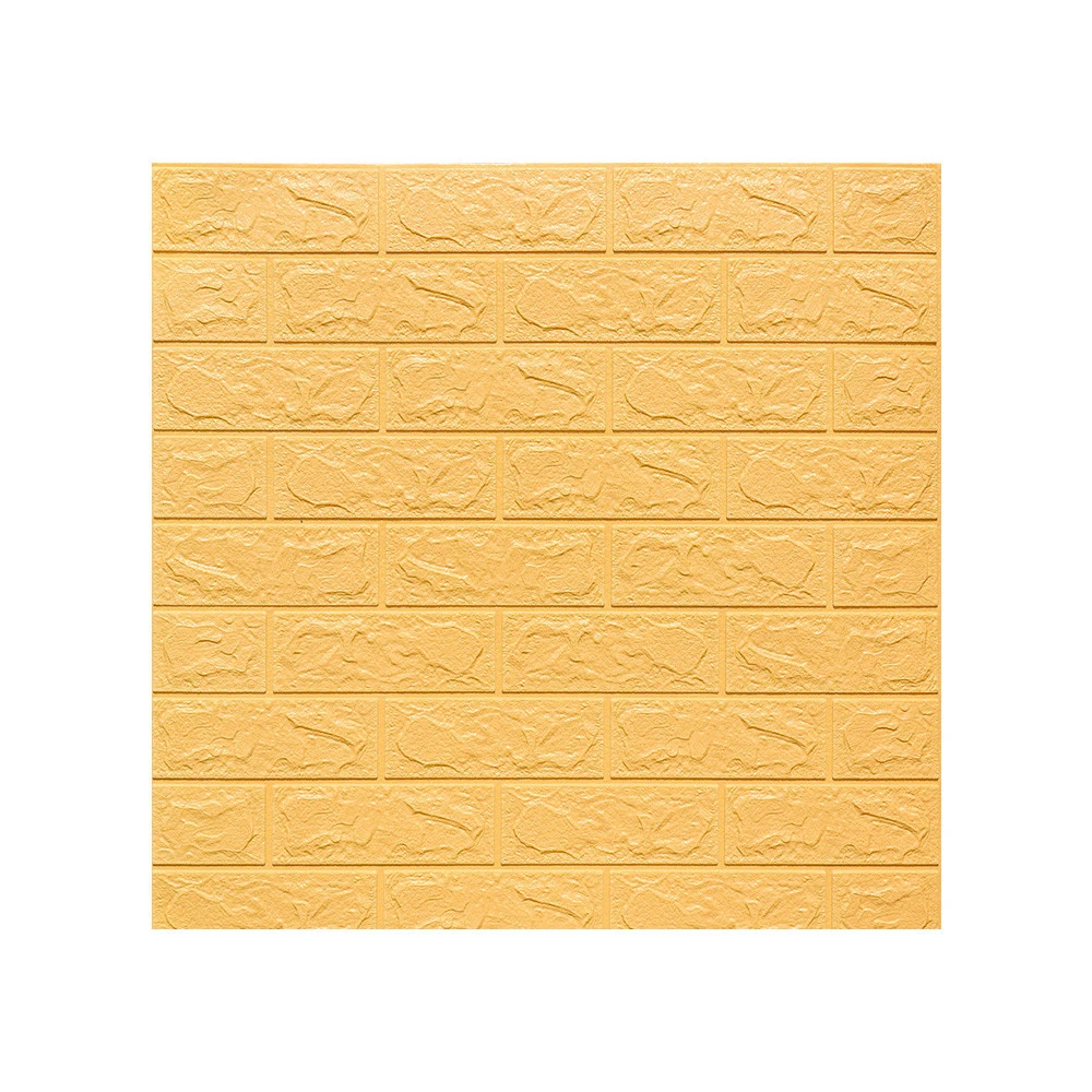easily install xpe foam wallpaper multi-colors brick wallpaper peel and stick adhesive wall paper