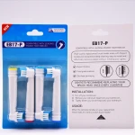 EB17P 4x Pack Replacement Tooth  Brush Heads electric brush heads for B oral
