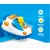 Import Eco friendly plastic colorful kids battery operated car track toy with light and sound from China