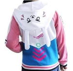 ecowalson  Lovely Girl Jacket Song Hana Bunny Ear Coat DVA Cosplay Hoodies