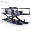 Eevadores para autos home villa hydraulic scissor car lift fixed double deck car lift