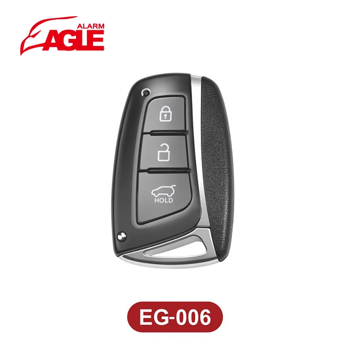 EG-689/006 Anti-hijacking Smart Button Start Pke Car Alarm System Smart Key Engine Start Stop