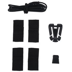 Elastic Ribbon Buckle Set Outdoor Army Paintball Hunting Accessory for Fast Wendy Helmet