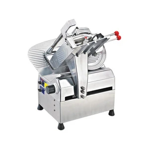 Electric 250 blade Commercial full automatic frozen meat Bacon slicer