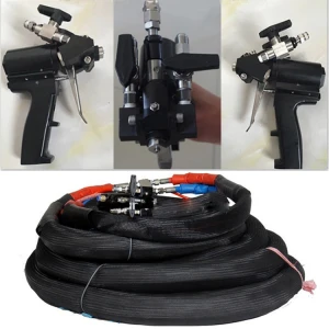 Electric heating hose rubber hose for polyurethane spray 15 meter