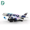 Electronic toy set plane can rise and fall 360 degrees rotation aircraft models with music light