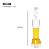 Empty  spirit alcohol bottle wholesale borosilicate  glass bottles mouth-blown bottle