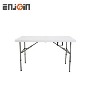 ENJOIN hot sale 4FT plastic camp folding table outdoor square table