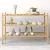 Import Entryway Stackable 3-Tier Shoe Rack Bamboo Shoe shelf Storage Organizer from China