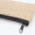 Import Environment-friendly portable hemp pen case custom logo jute zipper Pencil Bag with plastic lining from China