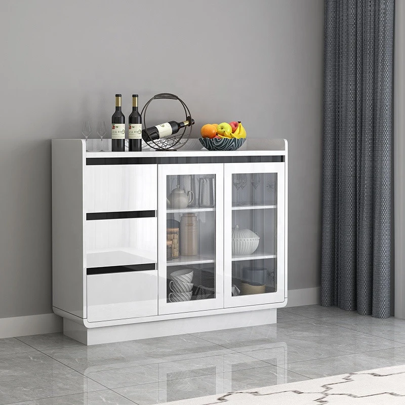 Environmentally friendly kitchen storage cabinet storage shelf living room tea cabinet