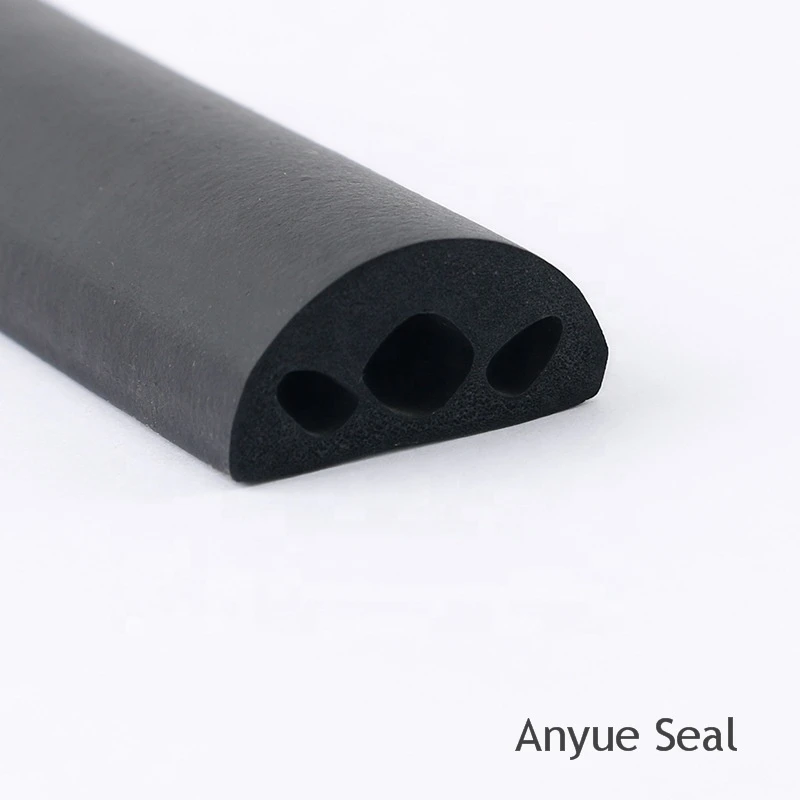 EPDM extrusion profiles sponge EPDM material foaming rubber seals strip
