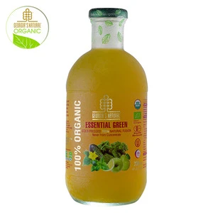 ESSENTIAL GREEN JUICE / 100% ORGANIC COLD PRESSED  NATURAL