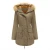 Import European Size Oversize Velvet Cotton Coat Hooded Fur Collar Winter Warm Jacket Plus Size Womens Padded Jacket Coat from China