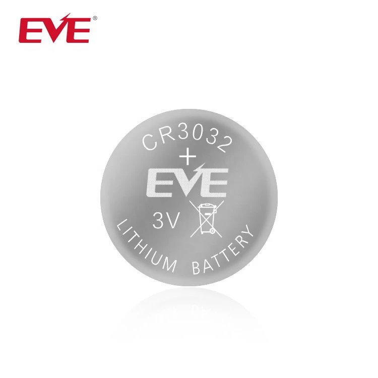 EVE CR3032 Button Cell Battery 3.0V 500 Mah Limno2 Battery Lithium Primary Battery