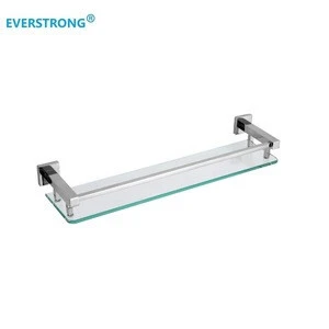 Everstrong bathroom glass shelf ST-V0807A stainless steel 304 bathroom shelf or bathroom rack