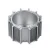Extruded round heat sink profiles large cylindrical cooling heatsink