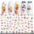 Import F series spring and summer  nail stickers Fruits nail art stickers from China