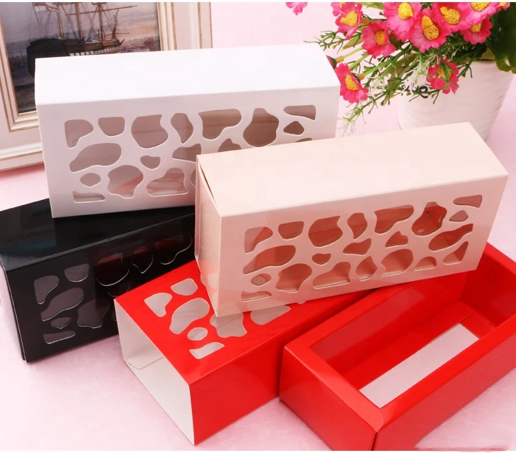 Factory Cardboard Mini Custom Handmade Printed Paper Gift Packaging Macarons Box