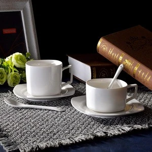 Factory Cheap Nordic Houseware Ceramic Coffee Cup Beverage Mug, Tea Set with Saucer