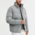 Import factory cheap wholesale funnel neck zip fastening puffer mens winter jackets coats from China