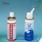 factory custom Pharmaceuticals 10ml and 20ml aluminum empty aerosol can