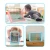 Import Factory direct sale 11 inch monochromatic transparent film childrens drawing board flat LCD writing tablet kids writing pad from China