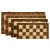 Import Factory direct sale High quality log paint Foldable magnetism wooden chess board set chess games from China