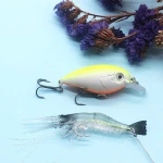 60mm /2.1g Grubs Tail Lures Soft Plastic Worm Lures for Bass