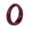 Factory Direct Sales Amber Jade Rhinestone Colour Irregular Geometric Oval Shape Resin Bracelet Bangle