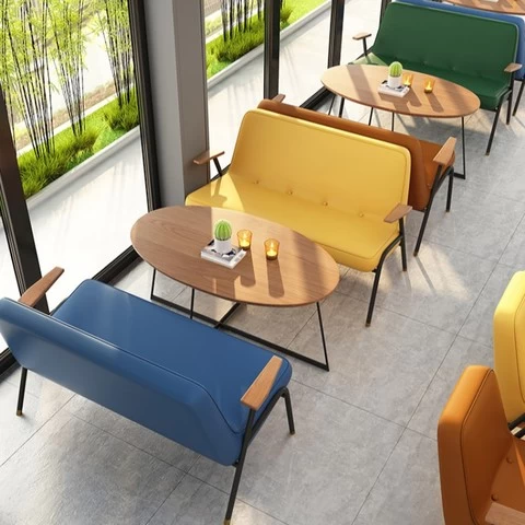 Factory Direct Sales Unique Furniture Cafe Chair And Table Use Restaurant Furniture Lounge Seating