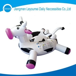 Factory Directly Supply Inflatable Pool Cow Animal ride-ons Toys for kids
