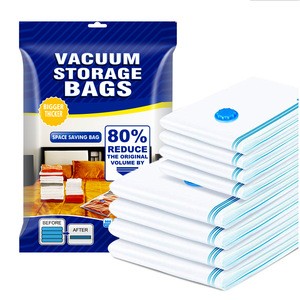 Factory hot selling vacuum storage bag  with pump for space saving