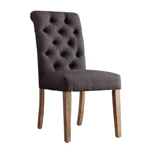 Factory Offer Top Sale Wholesale Solid Wooden Tufted Upholstered Design Room Dining Chair