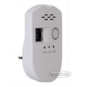 Factory price AC power Combustible natural/lpg gas leak detector alarm