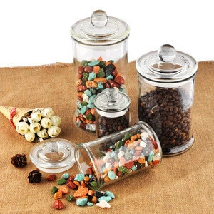 Factory Price Amazon Best Seller Storage Candle Glass Jar With Lid