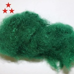 Factory price dyed color polyester fiber 2D*50mm