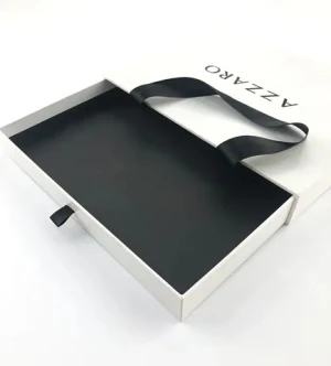 Factory Price High Quality Custom Logo Matt Glossy Lamination Drawer Box Custom Paper Packaging Drawer Gift Box With Handle