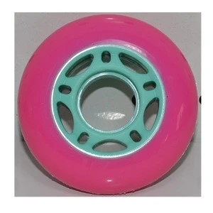 factory price middle high rebound polyurethane PU roller skates for girls that sparkly and sue wheels for little kids