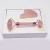Import Factory price Natural rose quartz roller and gua sha crystal gua sha jade roller for face from China